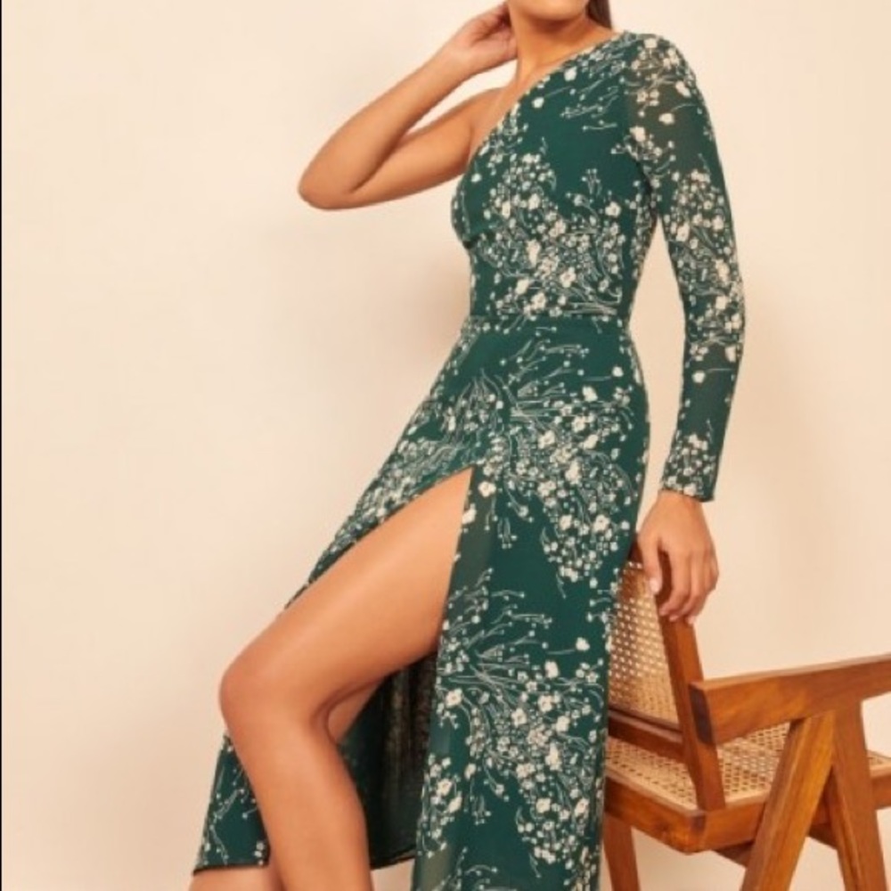 Reformation Chance Dress in Lake